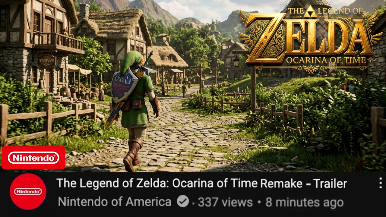 The Legend of Zelda: Ocarina of Time Remake - First Trailer | Nintendo | Concept