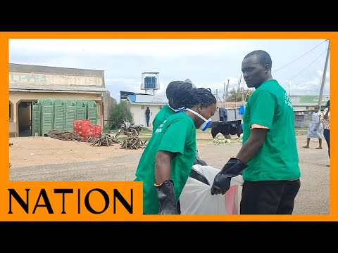 Siaya women clean up market to avert closure over poor sanitation