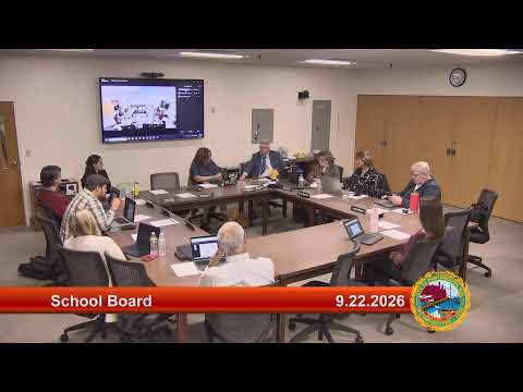 9.22.2026 School Board