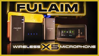 FULAIM X5 Wireless Lavalier Microphone for iPhone iPad Android