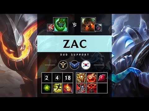 Zac Support vs Nautilus - KR Diamond Patch 25.13