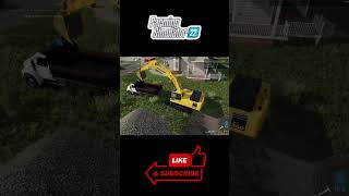 HOW TO DIG A HOLE in (farming simulator 22)#shorts #fs22 #farmingsimulator22 #simulator