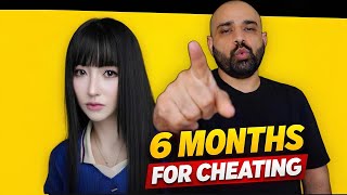 Jailed 6 Months for Cheating & Damaging Country's Reputation