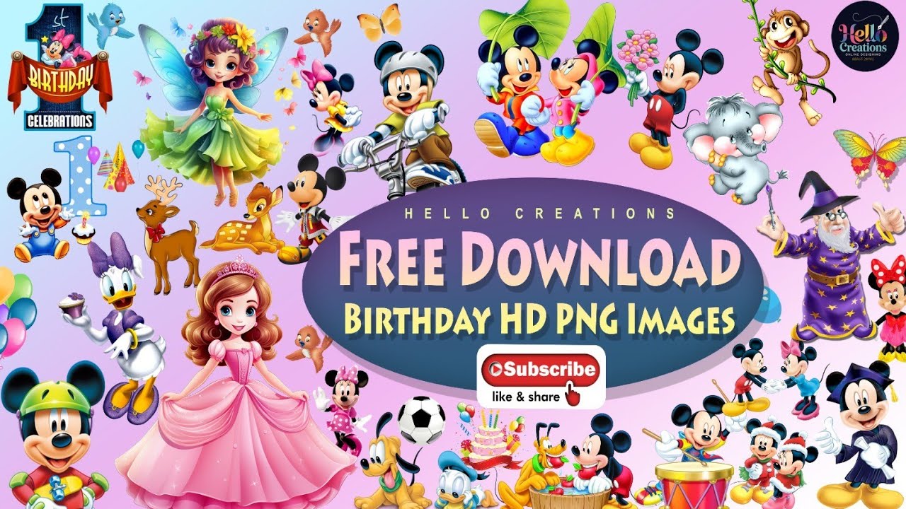 Free Birthday PNG Images