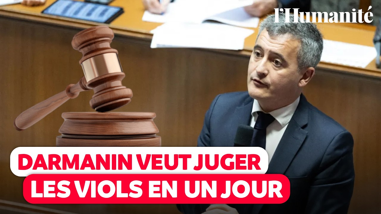 Illustration: Gérald Darmanin accusé de bâcler les procès pour viols