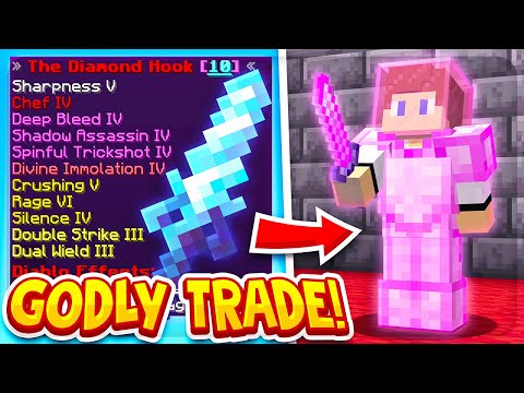 THE *GODLIEST* TRADE FOR THE MOST OVERPOWERED SET! | Minecraft Factions | Minecadia