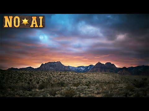 Cowboys Forever | Western Ambient Guitar & Harmonica | 10 Hours | NO AI