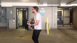 Josiah Johnson (The Head and The Heart) new song, parking garage session