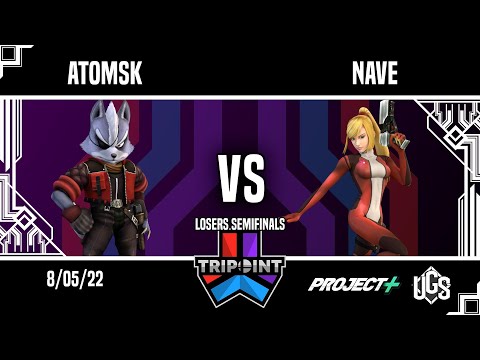 Tripoint Smash 154 - Losers Semifinals - Atomsk(Wolf) Vs. Nave(Zero Suit Samus)