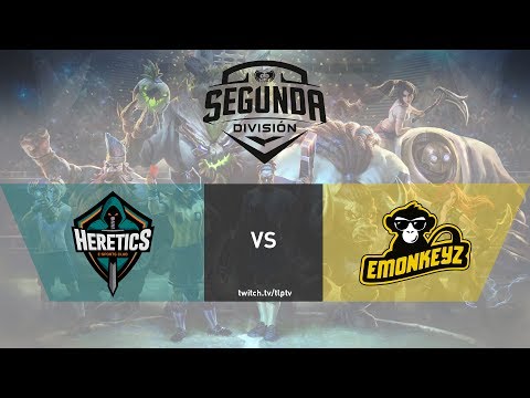 Team Heretics Vs eMonkeyz Club - 12ª Jornada - 2ª División LVP FANCAST  #LoLSegunda