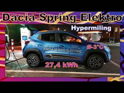 Dacia Spring Elektro: günstiger Verkaufspreis - Verbrauch/Reichweite bei max. 80 km/h