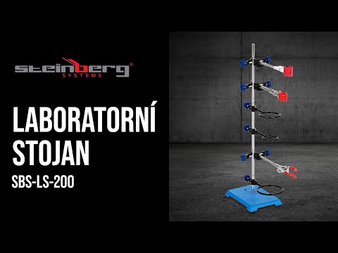 video - Laboratorní stojan - se svorkou, kroužkem a objímkou