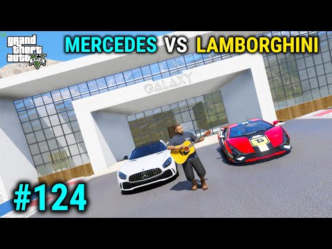MERCEDES VS LAMBORGHINI SIAN || gta 5 124 #technogamerz #gta5124 #youtubeshorts