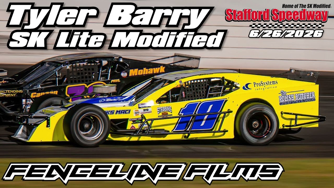 Tyler Barry's SK Lite Modified Run at Stafford Speedway