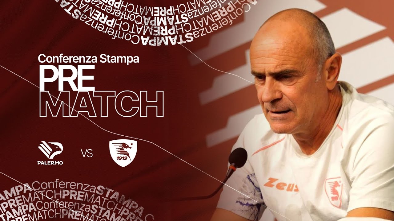 VIDEO  Salernitana, Martusciello alla vigilia: "Gara difficile contro il Palermo, servirà lo spirito giusto"