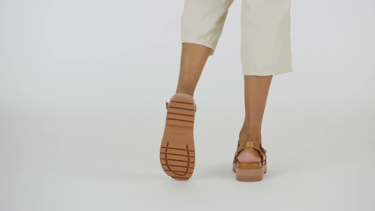 Watch Vionic Jamie Women's Platform Lug Sandal video