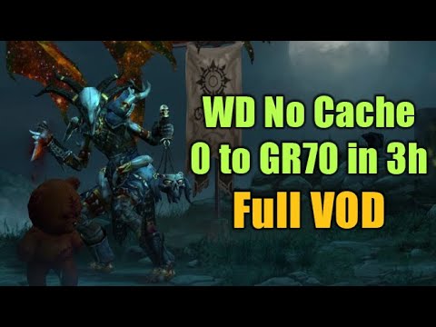 No Cache WD lvl 1 to GR70 in ~3h Season 28 Start Test Run