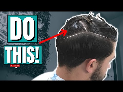 90's Curtains - Longer Men's Scissor Trim | Easy Step-By-Step | Barber Tutorial