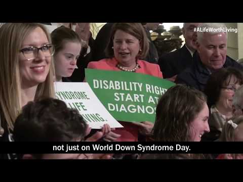 Watch video Best three-minutes on why we must protect people with Down syndrome 