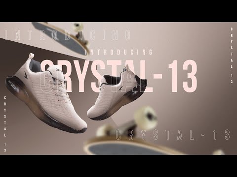 asian Crystal-13 Black Sports Transparent Sole Technology For Men