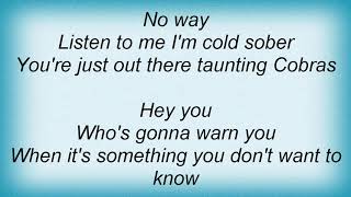 Savatage - Taunting Cobras Lyrics