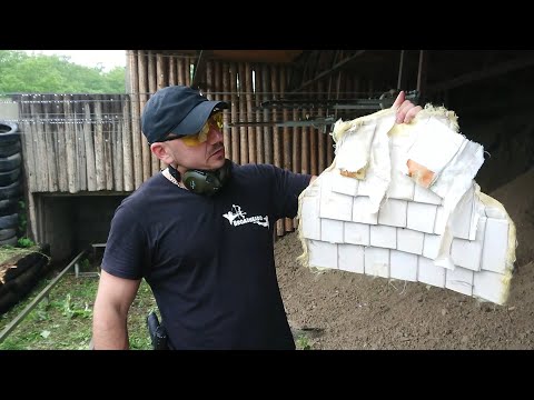 AM TRAS IN VESTA ANTIGLONT EXPIRATA DE 11 ANI vs .44 MAGNUM - POLIGON DE TIR BISTRITA