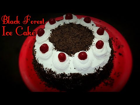 ಬ್ಲಾಕ್ ಫಾರೆಸ್ಟ್ ಐಸ್ ಕೇಕ್ | Black Forest Ice Cake | Black Forest ice Cake recipe | Manju Shree | MS