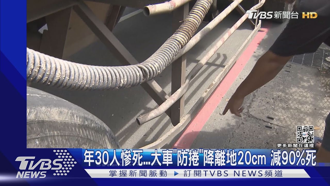 一年30人慘死！ 大車「防捲」降離地20cm　減90%死