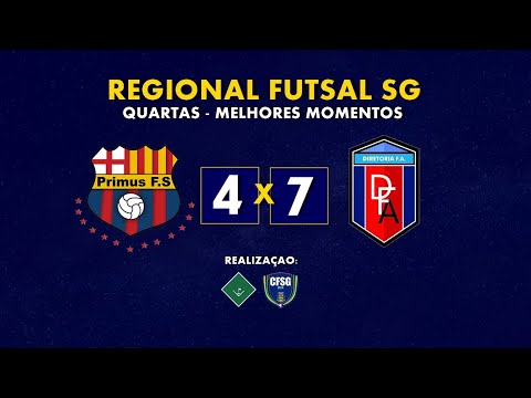 PRIMUS 4x7 DIRETORIA - REGIONAL FUTSAL SG - MELHORES MOMENTOS