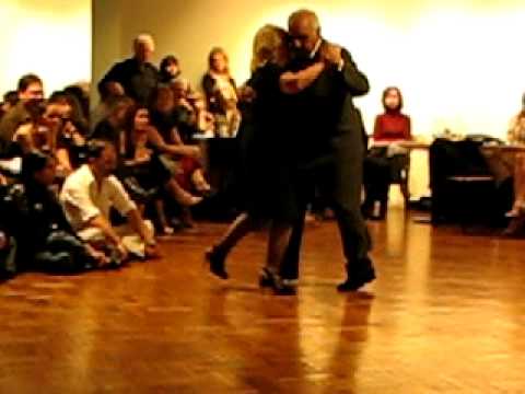  Carlos Perez  and  Rosa Forte  are  dancing  to  the  tango  "  Poema  "