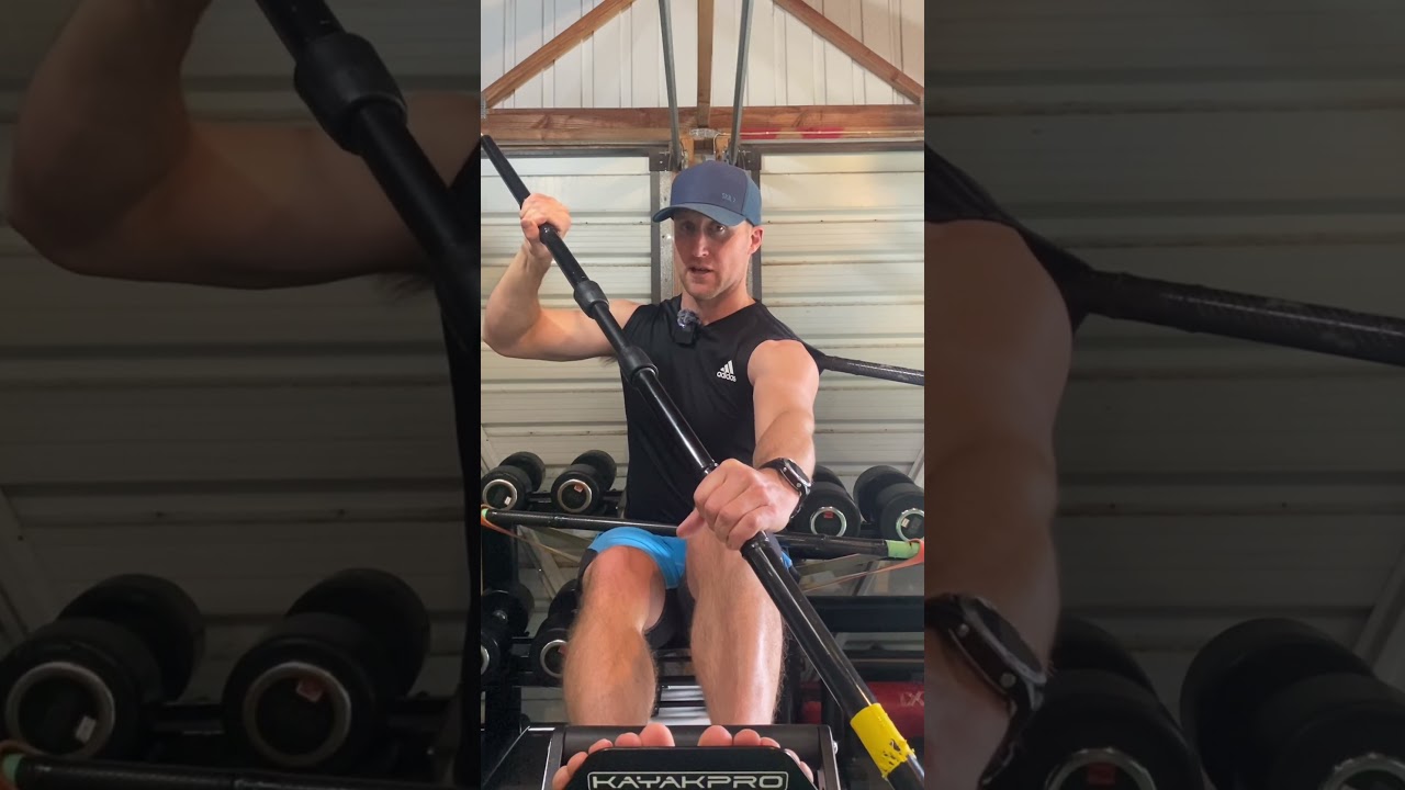 Kayak and surf ski rotation down and out