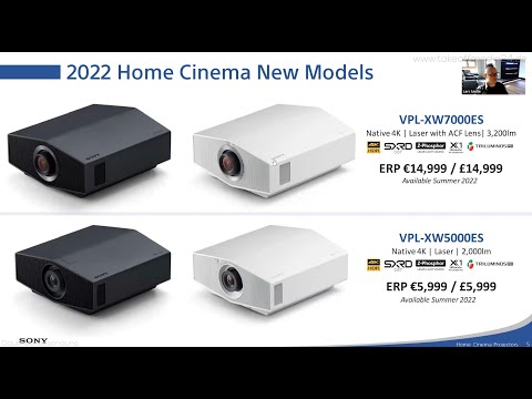 Sony's neue 4K Laser Beamer XW5000 XW7000 in der First-Look Analyse - 2022er Lineup