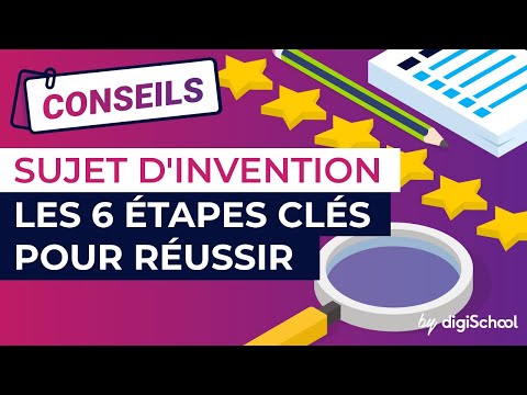 Sujet d'invention : les 6 étapes clés pour réussir