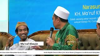 Download lagu KH. Maruf Khozin's classy response to Guru Gembul mp3 Download lagu KH. Maruf Khozin's classy response to Guru Gembul mp3