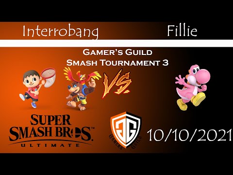 Gamer's Guild Smash Monthly 3 - (Winners Finals) - Interrobang (Villager, Banjo) vs Fillie (Yoshi)