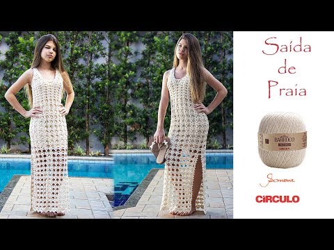 Saída de Praia em Crochê