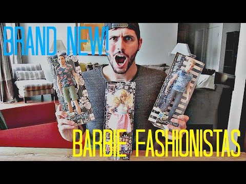 Mattel BARBIE Fashionistas lėlė Kenas, 3 asort, DWK44 video