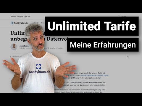 Unlimited Datenvolumen