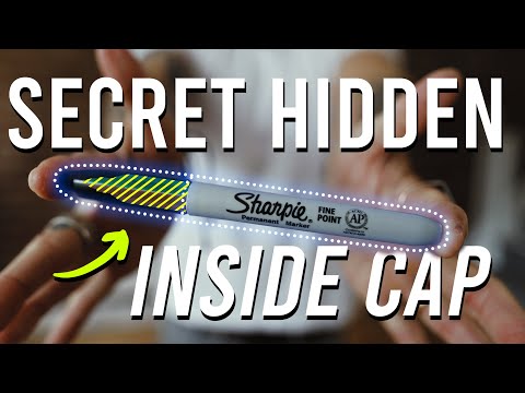 EDC SUPER SHARPIE! Visual gimmick YOU can make! Tutorial