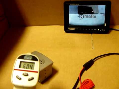Test Rückfahrkamera IR28CCDMH Kälte - Wärme