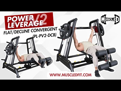 Muscle D Power Leverage V2 Flat / Decline Convergent Bench (PL-PV2-DCB)