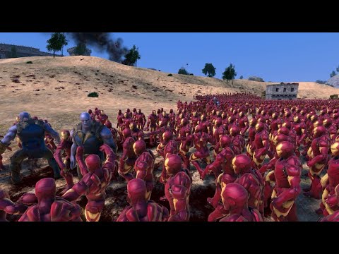 4,000 IRON MAN VS 10 THANOS - Ultimate Epic Battle Simulator