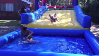Sweet Adult Jumping Castle with Water Slide