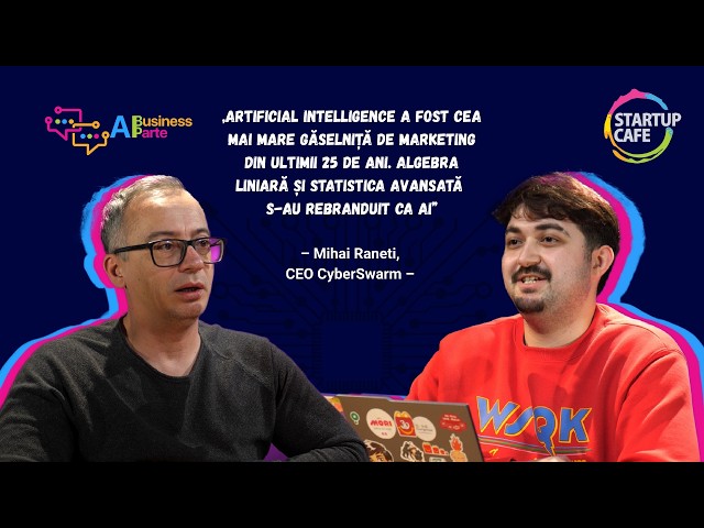 VIDEO Fondator român de startup care dezvoltă un procesor AI: Inteligența artificială actuală este „algebră liniară și statistică avansată”