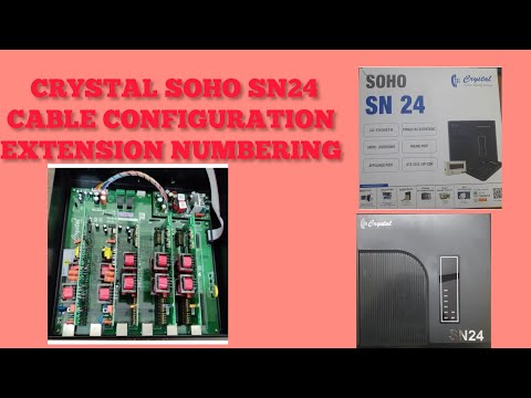 Crystal sn24 epbx 2+22 line uto 40 line, for small office