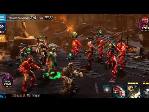 Marvel Strike Force - Ultimus VI Raid - My Current Raid Team Comp
