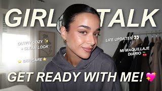 GRWM para despejar la mente ​🎀​ Rutina de maquillaje, outfit cozy & salud mental🫂​💗