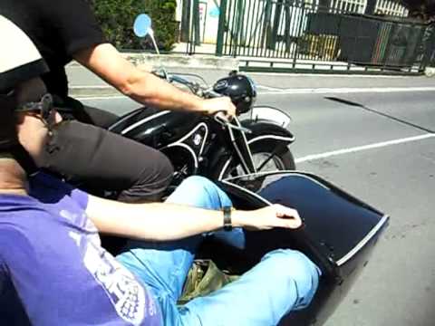 Sidecar BMW R12 de 1935 de la II guerra mundial por Zarautz