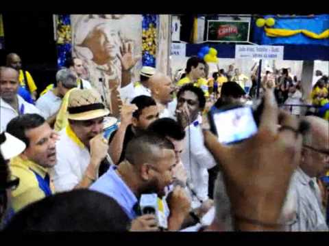 Anúncio do samba campeão da Unidos da Tijuca para o Carnaval 2012