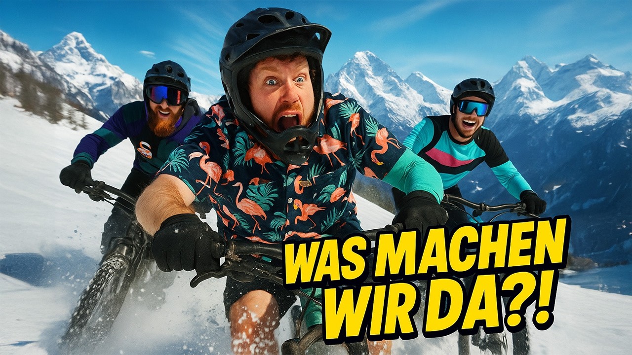 Kraftausdrücke, Rutschen, Überleben - mein erstes MTB Schneefräsn-Rennen | KASBERG INFERNO 2025